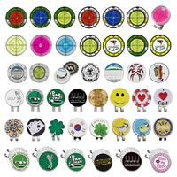 Quantité minimale de commande bas personnalisé Expédition rapide Couleur assortie Impression couleur Diamètre de l'acier inoxydable Jeton de poker et marqueur de balle de golf