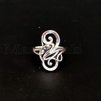 MAAJEWELS Anneaux longs et ornés de style James Avery, en argent sterling 925, délicats, faits à la main, vintage, empilables, cadeau de Chine