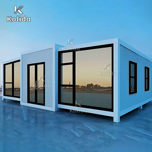 Kolida 40ft <span class=keywords><strong>20</strong></span> ft không thấm nước prefab cách nhiệt thép container nhà mở rộng 2-3 phòng ngủ gấp đúc sẵn tòa nhà văn phòng - Product Image 1