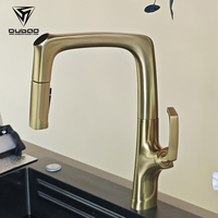 Robinet à affichage numérique intelligent pour eau froide et eau chaude de cuisine blanche avec robinet de tuyau extensible à tirette