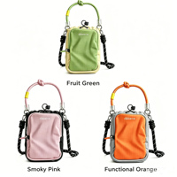 Sac en toile de nylon color block pour DJI Pocket 3/4/4P, sac à main portable pour caméra d'action Go Pro, sac à bandoulière pour cyclisme en plein air