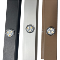 Bande lumineuse LED RGBW IP68, corps en aluminium, étanche, pour extérieur, point de piste pour aménagement paysager, pour fête, Noël, décorations de vacances