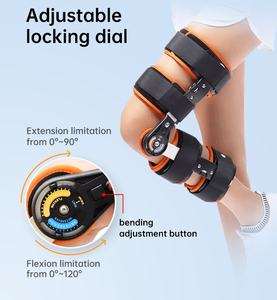 Attelle de genou articulée à charnières HKJD, orthopédique médicale, angle réglable, soutien professionnel, protection contre l'arthrite, unisexe - Product Image 2