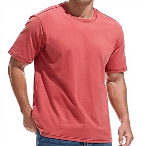 Camiseta de Cuello Redondo para Hombre, 100% Algodón Premium, 240 GSM, con Logotipo Personalizado OEM, Impresión en Serigrafía - Product Image 3