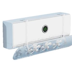 แผ่นกระจายลมสามใบพัดสำหรับเครื่องปรับอากาศแบบติดผนัง ป้องกันลมเป่าโดยตรง ติดตั้งง่าย - Product Image 5