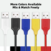 Kabel USB A ke Tipe C 1m Hitam untuk Ponsel, Pabrik WISTAR, Laris Manis, OEM ODM