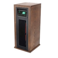 Fabricant chinois 1000w 1500w chauffage à tour à bois infrarouge avec affichage LED