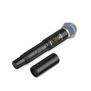 BAIFEILI U5 プロフェッショナルダイナミックベータマイク ハンドヘルドワイヤレスマイク 3.5mm接続 ポータブルサウンドカード 子供用 メタル - Product Image 4