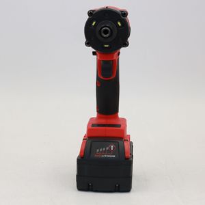 Atornillador de impacto portátil rojo con batería de litio y sin escobillas para tornillos de construcción - Product Image 4