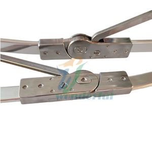 Il ginocchio della gamba ortotica protesica della serratura a molla a cricchetto del produttore fa perno sull'articolazione del ginocchio ortotica dell'attrezzatura di terapia fisica - Product Image 3