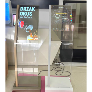 หน้าจอสัมผัส <span class=keywords><strong>OLED</strong></span> แบบโปร่งใสขนาด 55 นิ้ว บางเฉียบ ตั้งพื้น สำหรับร้านค้าปลีกและระบบบอกทางในลิฟต์ - Product Image 2