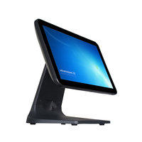 Système de point de vente tactile pliable 15,6 pouces pour la vente au détail et la restauration, personnalisable, caisse enregistreuse POS, fournisseur OEM/ODM