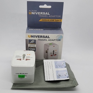 Ổ cắm chuyển đổi du lịch đa năng toàn cầu mới Ổ cắm chuyển đổi cổng USB + Type-C Kép Bộ chuyển đổi du lịch đa chức năng - Product Image 4