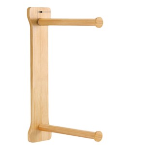 Wooden Magnetic Double Layer Coat Rack Wall Mounted <b>Clothes</b> Organizer <b>Storage</b> Shelf Multifunctional - Product Image 5
