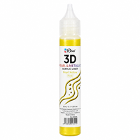Risa Stylo Peinture Acrylique 3D Nacré Scintillant 30ml Effet Métallique Perlé Non Toxique pour Art et Artisanat Verre Papier