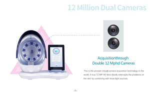 เครื่องวิเคราะห์ผิวขนาดเล็ก AI <span class=keywords><strong>อั</strong></span>จฉริยะ เครื่องวิเคราะห์ผิวแบบ<span class=keywords><strong>พ</strong></span>กพา ราคาเครื่องวิเคราะห์ผิวหน้า - Product Image 2