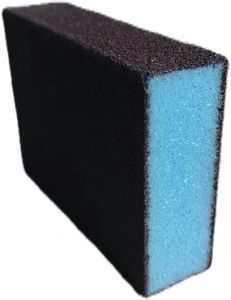 Chất lượng tốt nhà bếp rỉ sét làm sạch Emery Sponge carborundum Sponge chậu Chảo món ăn Scrubber Bàn chải cọ rửa Pad - Product Image 1