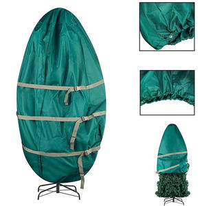 Durable <strong>Christmas</strong> <strong>Tree</strong> <strong>Storage</strong> <strong>Bag</strong> up to 6ft Tall Heavy Duty Zipper Adjustable Straps Dust Moisture Protection Oxford Canvas - Product Image 2
