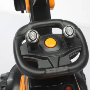 Factory Cheap Mini Car Toy Excavator Baby Boy Sliding Electric Trolley Toy Car Can Make Birthday Gift