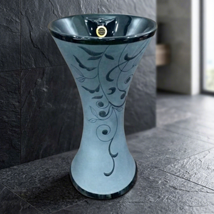 Lavabo sur pied de qualité supérieure, design arabe et indien, plusieurs couleurs disponibles - Product Image 1