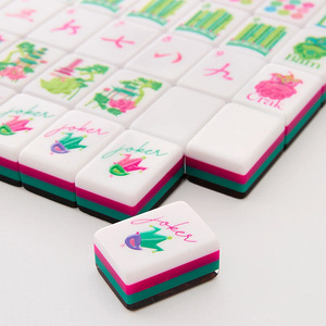Free Design Multi-layer Acrylic Customizable Modern Luxury American Mahjong Tiles Casino Gambling Style Durable <b>Entertainment</b> - Product Image 5
