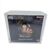 Boîte de présentation One Piece Booster Box OP 01/02/04-10 TCG, étui acrylique personnalisé avec couvercles magnétiques, série haut de gamme One Piece Booster Box