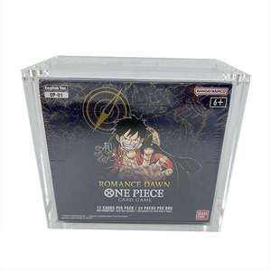 <span class=keywords><strong>Caja</strong></span> <span class=keywords><strong>de</strong></span> Exhibición Acrílica Personalizada para One Piece Booster Box OP 01/02/04-10 TCG con Tapas Magnéticas, Serie Superior - Product Image 2