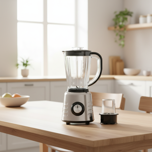 Licuadora Eléctrica Portátil de Alta Resistencia en Oferta, para Uso Doméstico, de Acero Inoxidable, 5 Velocidades, 1.5L de Capacidad, Trituradora de Hielo y Frutas - Product Image 1