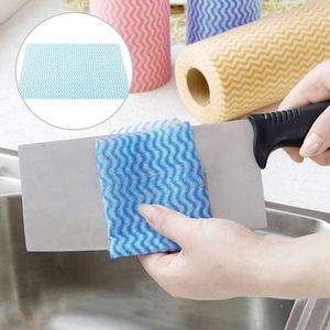 Nettoyage ménager J chiffons <span class=keywords><strong>tout</strong></span> usage réutilisable lavable nettoyage jetable cuisine non tissé nettoyage <span class=keywords><strong>rouleau</strong></span> lingettes - Product Image 2