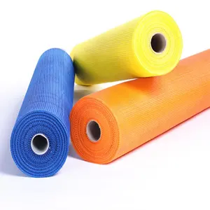 Fiber Metal Drywall Hole Repair Patch Kit Fiberglass Wall Meshes Wire Orange Roll For Plastering Mesh