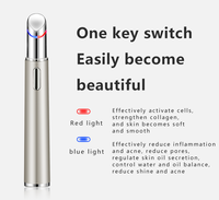 Appareil de soin des yeux chauffant à vibrations soniques pour éliminer les cernes et lutter contre le vieillissement, stylo masseur facial pour les yeux