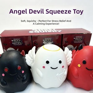 Paigo Nuovo Giocattolo Antistress Morbido a Lenta Risposta a Tema <span class=keywords><strong>Halloween</strong></span>: Fantasmino e Angelo, Confezione in Scatola, per Tutte le Età - Product Image 3