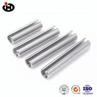 Goupille à ressort fendue de précision A2-70 en acier inoxydable 304 GB879 pour arbre et roulement