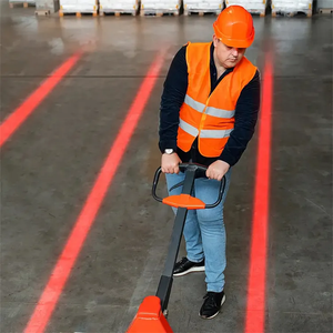 Projecteurs laser LED industriels pour lignes de guidage virtuelles avec signes d'avertissement - Product Image 2