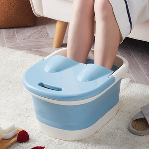 Verdickte Faltbare PP+TPR Fußbadewanne mit PTC-Heizung Mechanische Steuerung & Zeitfunktion für Fuß<span class=keywords><strong>massage</strong></span> und Entspannung - Product Image 1