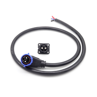 Connecteur étanche IP65/IP67/IP68 M23 2+1+5 LED DC 8 broches 2/3 broches à contact en laiton avec verrouillage automatique