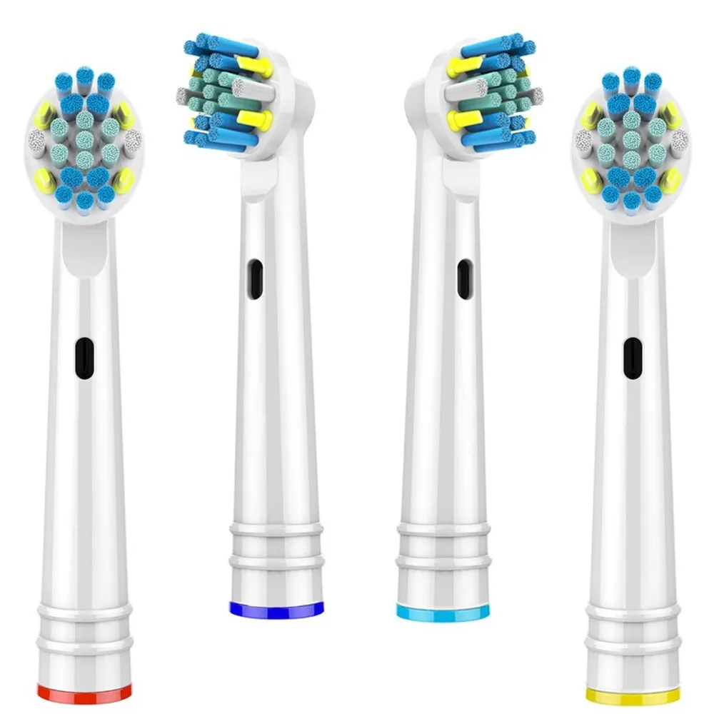 Oral-B Pro متقاطع Actio فرشاة أسنان كهربائية برأس وشعيرات بزاوية لإزالة الأسنان بشكل أعمق