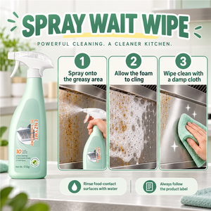Desengrasante en Aerosol UPO Lifestyle Enzyme Kitchen, Marca Privada, Eliminador de Manchas de Grasa y Aceite para Superficies de Equipos de Cocina - Product Image 6