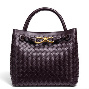 Nuova <span class=keywords><strong>Borsa</strong></span> a Mano Butterfly, <span class=keywords><strong>Borsa</strong></span> da Donna in PU Intrecciato con Chiusura Magnetica, <span class=keywords><strong>Tracolla</strong></span> Singola, <span class=keywords><strong>Borsa</strong></span> a <span class=keywords><strong>Tracolla</strong></span> e a Mano - Product Image 2