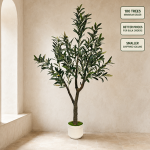 Arbres d'<span class=keywords><strong>olivier</strong></span> artificiels détachables de 1,2 m à 2,1 m, tailles plus petites, emballage économique, frais de livraison réduits, remises sur les commandes, plantes et arbres artificiels, fausses plantes - Product Image 1