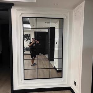 Espejo Decorativo Retro Grande con Marco de Ventana, Hecho a Mano, Moderno, de Metal y Cristal, para Venta al por Mayor - Product Image 6