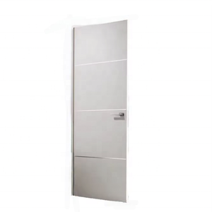 Puerta Interior de Madera Sólida Moderna de Alta Calidad, Impermeable, con Acabado de Polímero para Dormitorio - Product Image 1