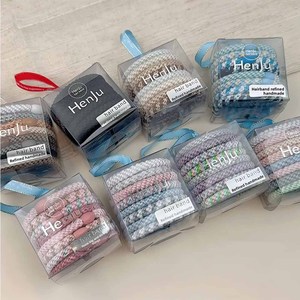 BELLE WORLD Élastique à <span class=keywords><strong>cheveux</strong></span> tressé épais et très élastique pour <span class=keywords><strong>femme</strong></span>, idéal pour les mariages - Product Image 5