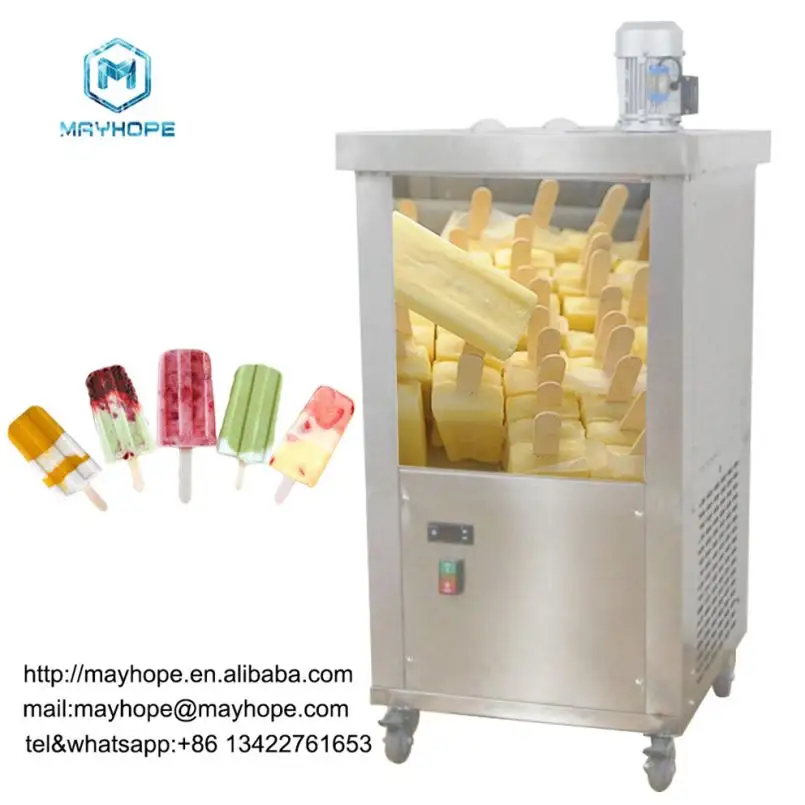 Fabrication professionnelle Commerciale Bâton de Popsicle Machine Travail avec Popsicle Chariot De Crème Glacée Remorque/Popsicle Faisant La Machine