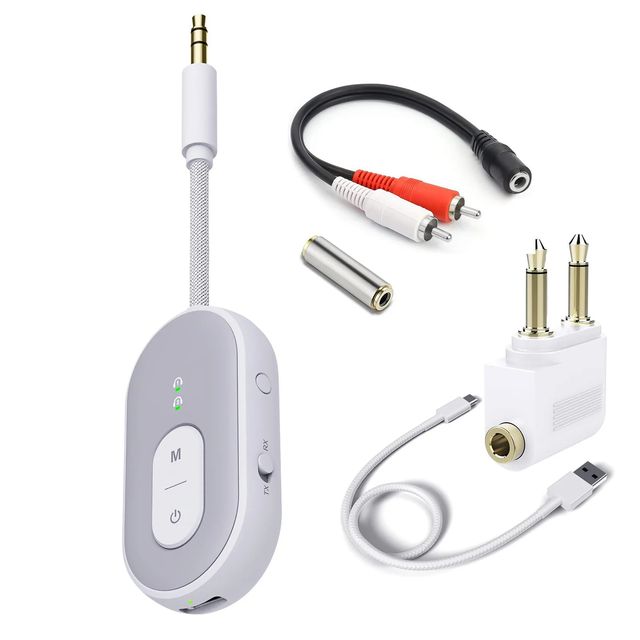 Audio Transceiver with Qualcomm Chip Supports AptX & AptX-LL Profile ,Compatible with Airplane