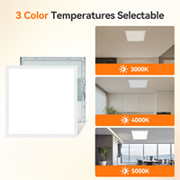Panel LED de Alta Calidad 2x2 2x4 1x4, Regulable 0-10V, Ultra Delgado, de Superficie, para Techo, Aluminio, 60x60 60x120 30x120mm