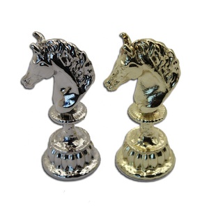 <span class=keywords><strong>Ajedrez</strong></span> animal tallado en metal <span class=keywords><strong>3D</strong></span> personalizado de fábrica para juego - Product Image 4