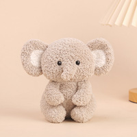 Peluche d'animal couchée, mignonne, pour la décoration de bureau, rembourrée en coton PP, jouet en peluche pour la décoration de Noël