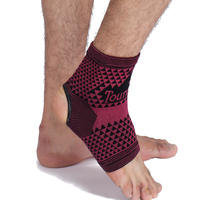 Prix usine Tourmaline antidérapant sur la cheville orthèse basket-ball course Compression sport cheville manches