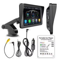 Écran universel portable X5300 sans fil Carplay pour voiture Carplay & Android Auto IPS 7 pouces HD écran tactile autoradio avec pare-soleil